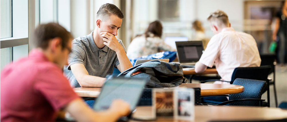 large classroom full of students